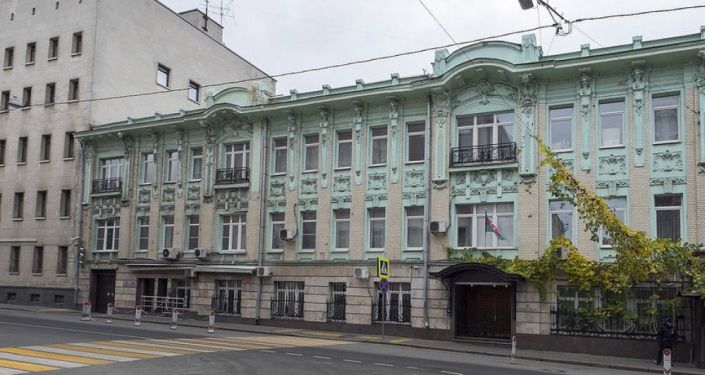 Здание посольства Азербайджана в Москве, фото из архива