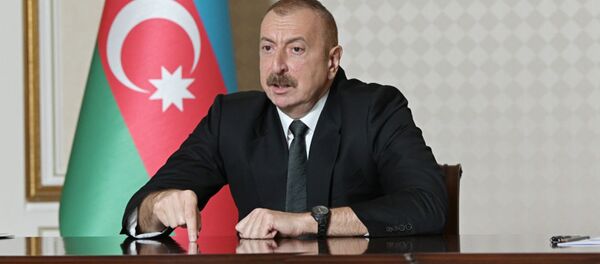 Президент Азербайджанской Республики Ильхам Алиев Президент Азербайджанской Республики Ильхам Алиев - Sputnik Азербайджан