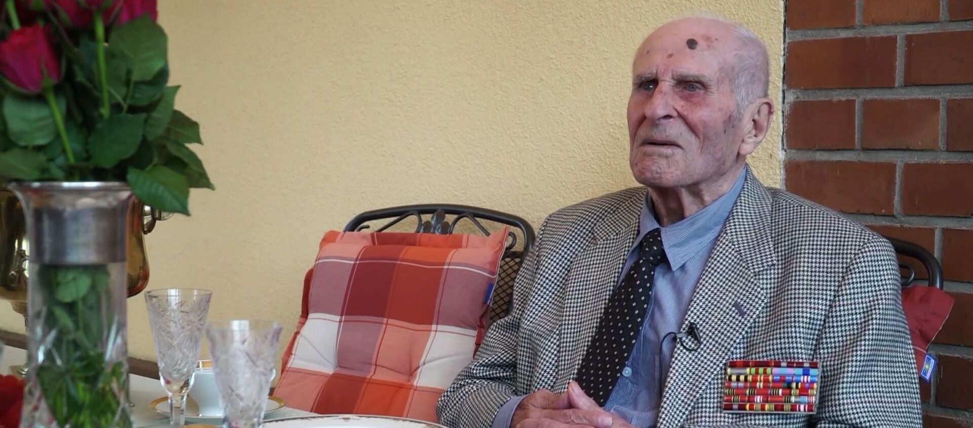 Ветеран ВОВ из Германии загадал желание на свой 100-летний юбилей - Sputnik Азербайджан, 1920, 17.07.2020