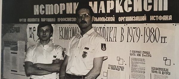 Михаил Брюханов (справа)  - Sputnik Азербайджан