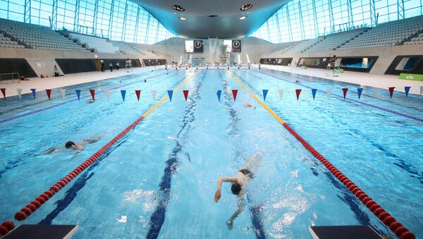 Плавательный бассейн, фото из архива - Sputnik Azərbaycan