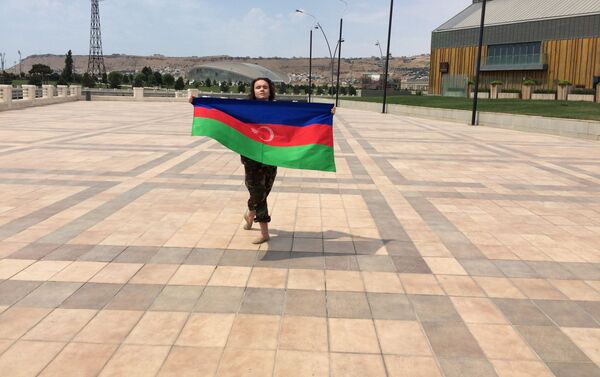 Фарид Казаков представил свой новый патриотический клип Мой Азербайджан - Sputnik Азербайджан
