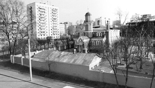 Московская соборная мечеть на проспекте Мира. - Sputnik Азербайджан