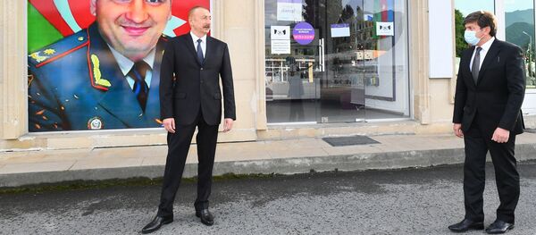 Prezident İlham Əliyev Qəbələdə Prezident İlham Əliyev Qəbələdə - Sputnik Азербайджан