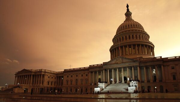 Вид на Капитолий в Вашингтоне, фото из архива - Sputnik Azərbaycan