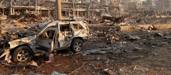 Взрыв в Бейруте Взрыв в Бейруте - Sputnik Азербайджан