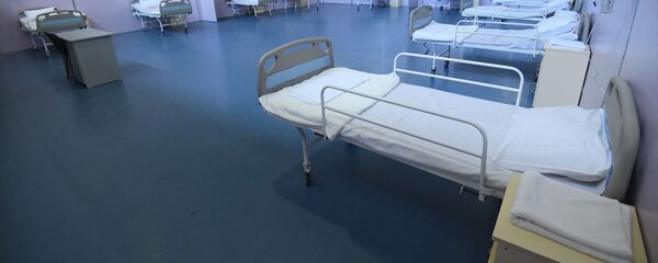 Говсанский олимпийский спортивный комплекс, переоборудованный в клинику модульного типа - Sputnik Азербайджан