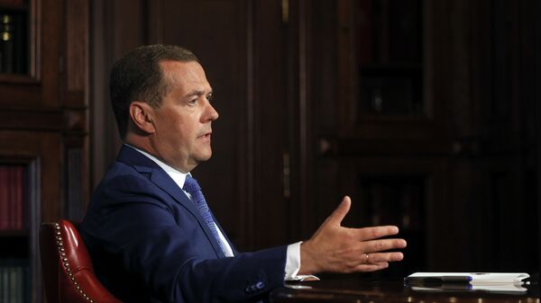 Заместитель председателя Совбеза РФ Д. Медведев, фото из архива - Sputnik Азербайджан