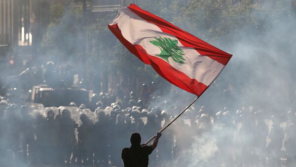 Протесты в Бейруте - Sputnik Azərbaycan