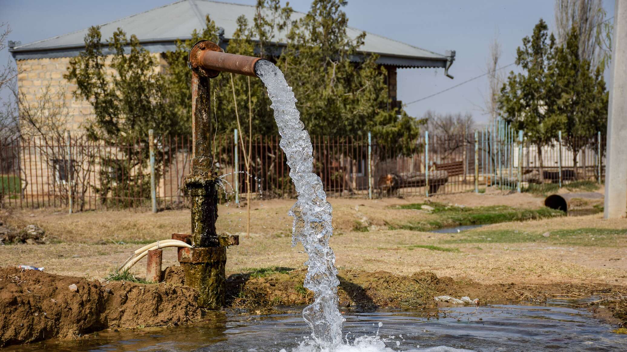 горячая вода в азербайджане
