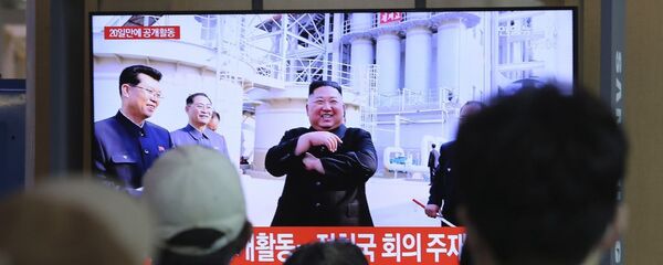 Лидер КНДР Ким Чен Ын, фото из архива - Sputnik Азербайджан