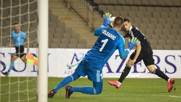Матч второго квалификационного раунда Лиги чемпионов между азербайджанским Карабахом и молдавским Шерифом - Sputnik Азербайджан