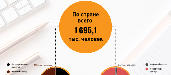 Инфографика: Занятость и безработица - Sputnik Азербайджан