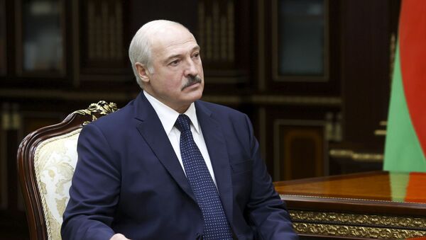 Президент Белоруссии Александр Лукашенко - Sputnik Azərbaycan