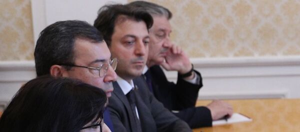 Встреча спикера Милли Меджлиса АР Сахибы Гафаровой с министром иностранных дел РФ Сергеем Лавровым Встреча спикера Милли Меджлиса АР Сахибы Гафаровой с министром иностранных дел РФ Сергеем Лавровым - Sputnik Азербайджан