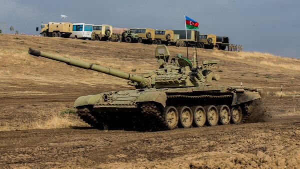 Азербайджанские танк, фото из архива - Sputnik Azərbaycan