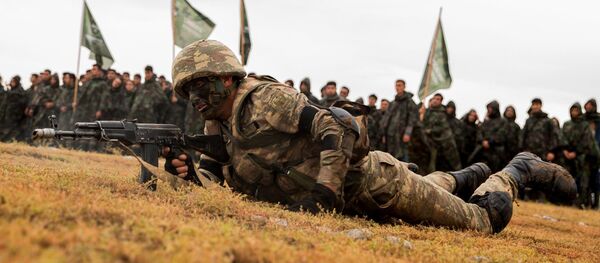 Азербайджанские военнослужащие, фото из архива Азербайджанские военнослужащие, фото из архива - Sputnik Азербайджан