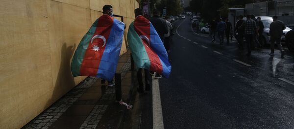 Флаг Азербайджана, фото из архива - Sputnik Азербайджан