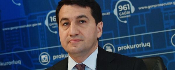 Помощник Президента Азербайджана - заведующий отделом по вопросам внешней политики Хикмет Гаджиев Помощник Президента Азербайджана - заведующий отделом по вопросам внешней политики Хикмет Гаджиев - Sputnik Азербайджан