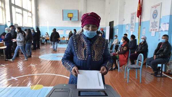 Парламентские выборы в Киргизии - Sputnik Azərbaycan