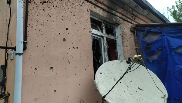 Последствия обстрелов в Агдамском районе Азербайджана  - Sputnik Азербайджан