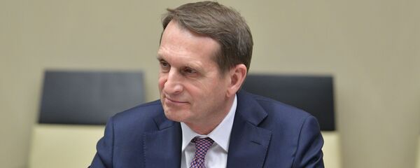 Директор Службы внешней разведки РФ Сергей Нарышкин, фото из архива - Sputnik Азербайджан