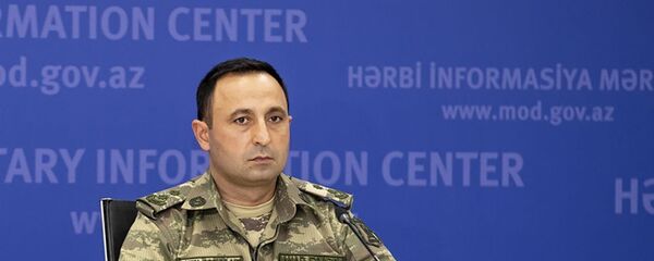 Пресс-секретарь Министерства обороны Анар Эйвазов - Sputnik Азербайджан