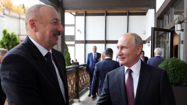 Azərbaycan və Rusiya prezidentləri İlham Əliyev və Vladimir Putin - Sputnik Azərbaycan