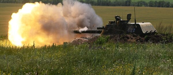 Самоходная артиллерийская установка Акация Самоходная артиллерийская установка Акация - Sputnik Азербайджан