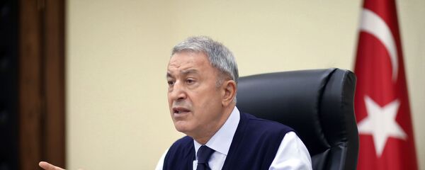 Министр национальной обороны Турции Хулуси Акар, фото из архива Министр национальной обороны Турции Хулуси Акар, фото из архива - Sputnik Азербайджан