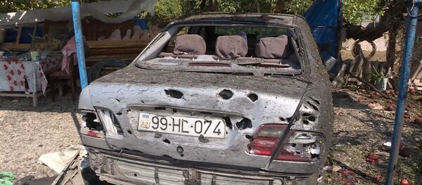 Держись, Агдам! До полудня по району было запущено до 350 снарядов – видео - Sputnik Азербайджан