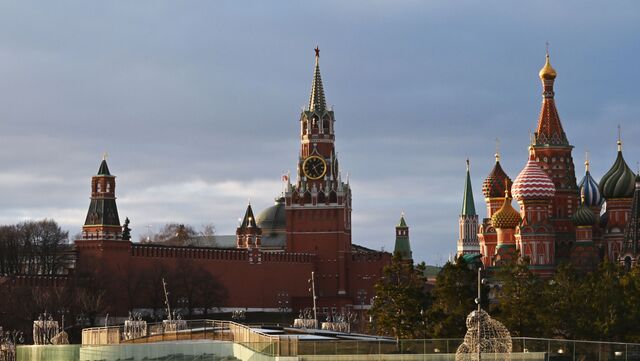 Вид на Кремль в центре Москвы, фото из архива - Sputnik Азербайджан, 1920, 29.07.2021