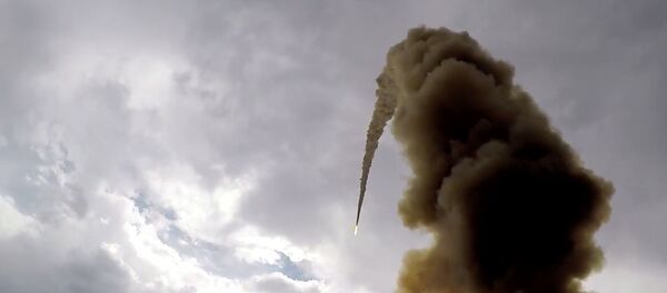 Испытательный пуск противоракеты системы ПРО, фото из архива Испытательный пуск противоракеты системы ПРО, фото из архива - Sputnik Азербайджан