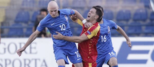 UEFA Millətlər Liqasının qrup mərhələsi çərçivəsində Monteneqro - Azərbaycan oyunu - Sputnik Азербайджан