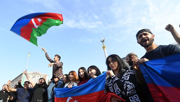 Азербайджанцы в Киеве, фото из архива - Sputnik Azərbaycan
