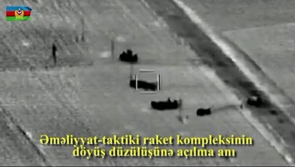 Доказательство приведения в боеготовность ракетных установок ВС Армении - видео - Sputnik Азербайджан