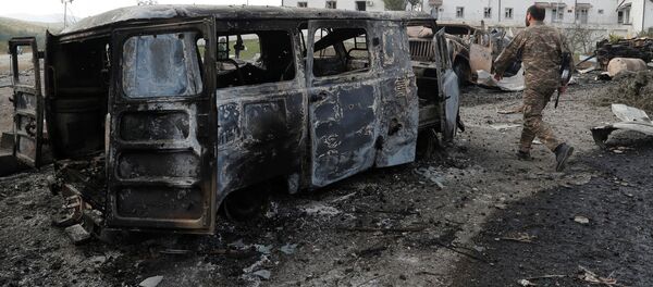 Армянские военнослужащие, фото из архива Армянские военнослужащие, фото из архива - Sputnik Азербайджан