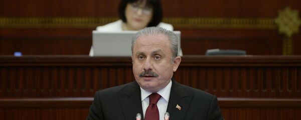 Председатель Великого национального собрания Турции Мустафа Шентоп - Sputnik Азербайджан