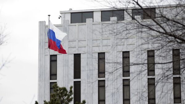 Посольство России в Вашингтоне, фото из архива - Sputnik Azərbaycan