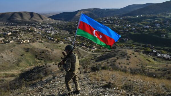 Азербайджанский военнослужащий, фото из архива - Sputnik Азербайджан