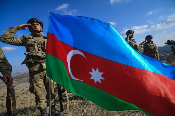Азербайджанские военнослужащие, фото из архива - Sputnik Азербайджан