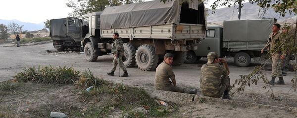 Азербайджанские военнослужащие, фото из архива - Sputnik Азербайджан