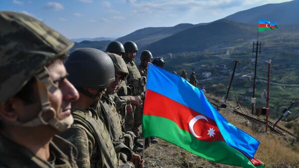 Азербайджанские военнослужащие, фото из архива  - Sputnik Azərbaycan