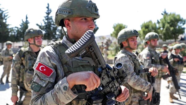 Турецкие солдаты, фото из архива - Sputnik Азербайджан