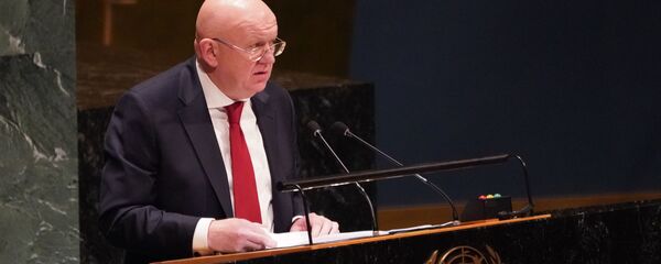 Постоянный представитель РФ при ООН Василий Небензя, фото из архива - Sputnik Азербайджан