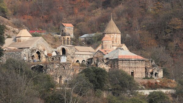 Монастырский комплекс Худавенк, фото из архива - Sputnik Azərbaycan