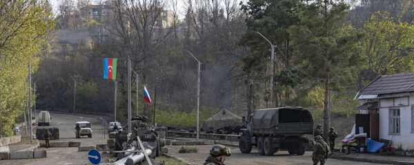 Российские миротворцы в Карабахе, фото из архива - Sputnik Азербайджан