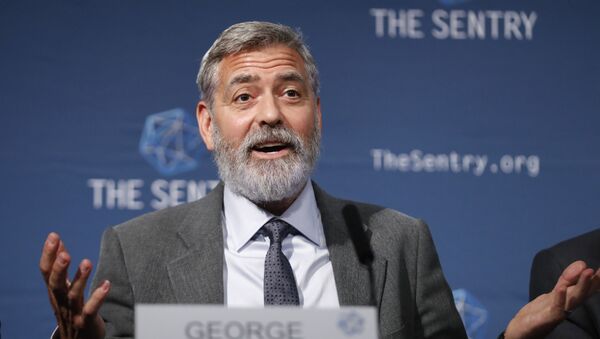 Американский актер Джордж Клуни, фото из архив - Sputnik Azərbaycan