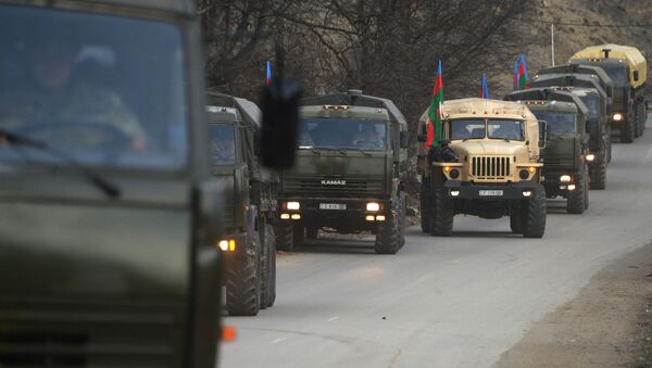 Азербайджанская армия вошла в Кельбаджарский район - Sputnik Azərbaycan