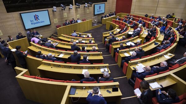 Заседание Сената Франции, фото из архива - Sputnik Азербайджан
